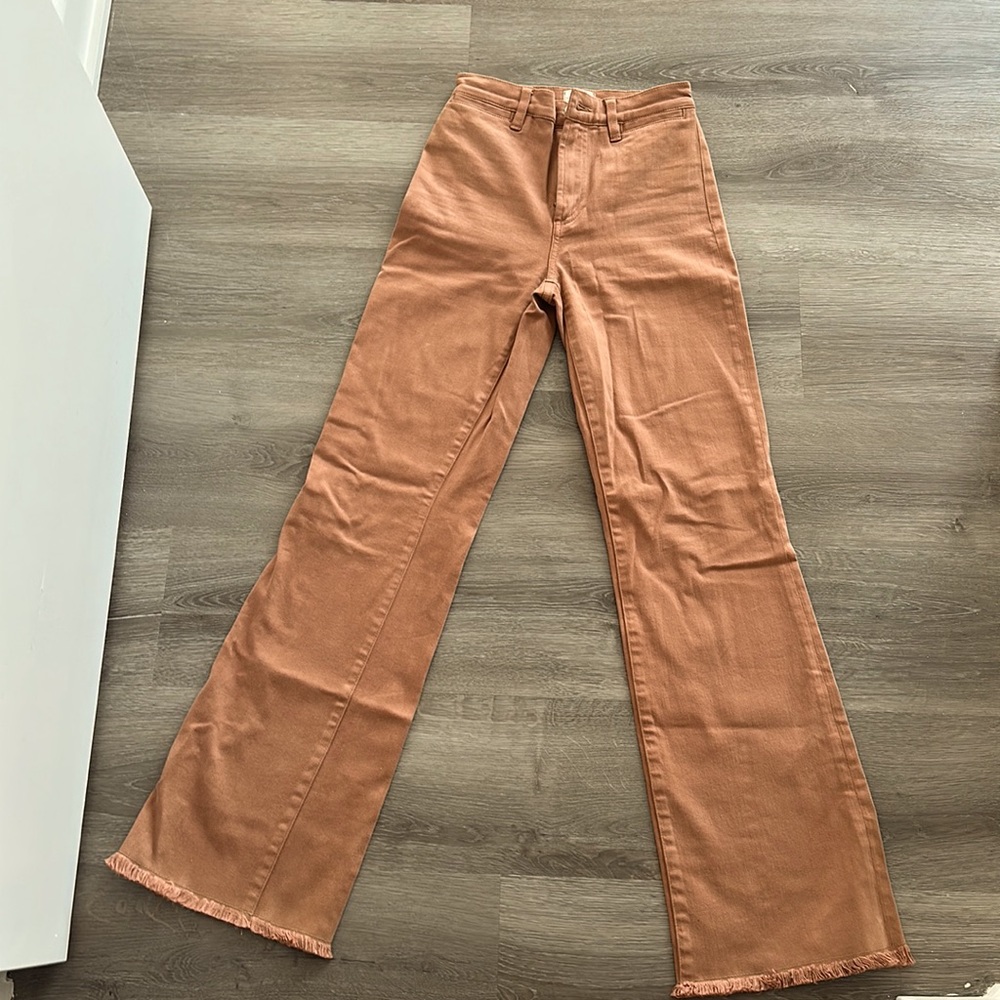 Alice and Olivia Brown Jeans